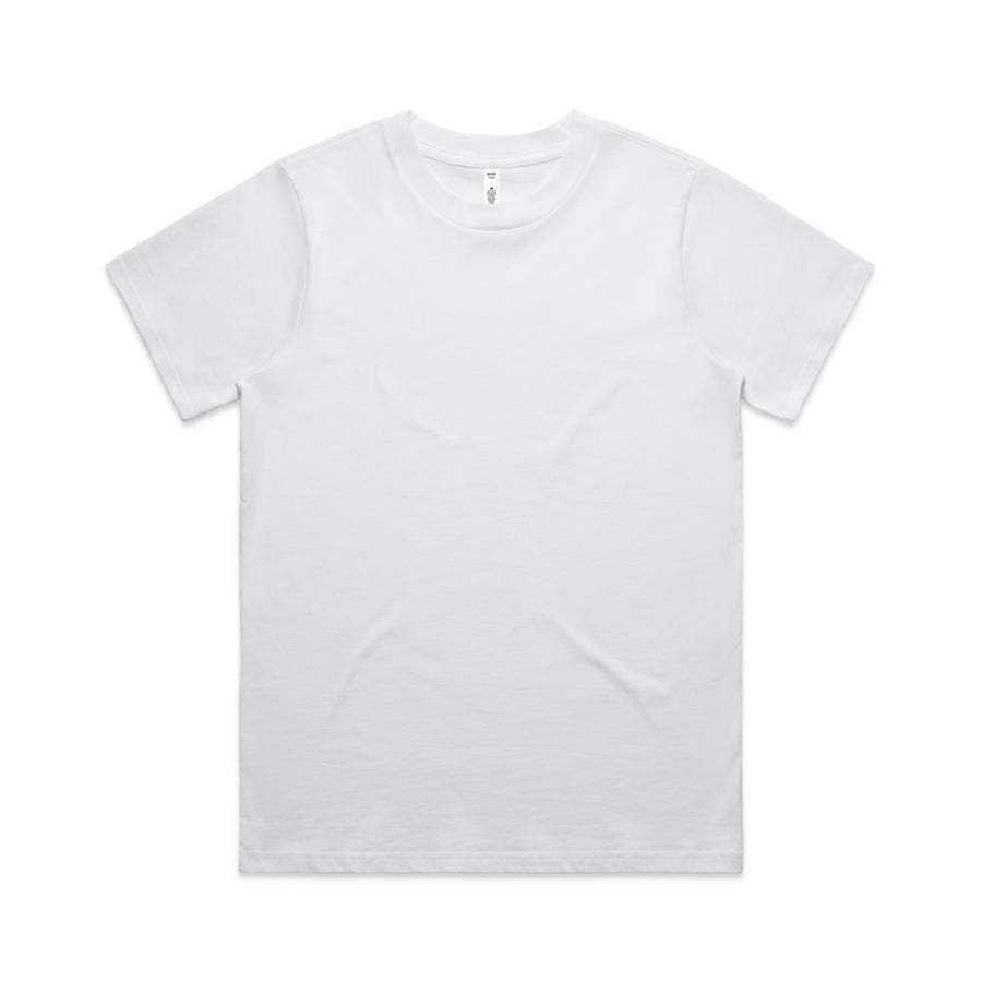 Women’s Classic Tee | Custom Blanks - Arena Prints - Front - White