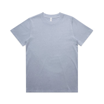 Women’s Heavy Faded Tee | Arena Custom Blanks - Arena Prints - Front - Faded Powder - Blue