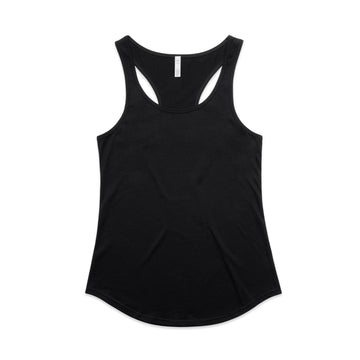 Women's Mali Racerback Tank | Arena Custom Blanks - Arena Prints - Front - Black
