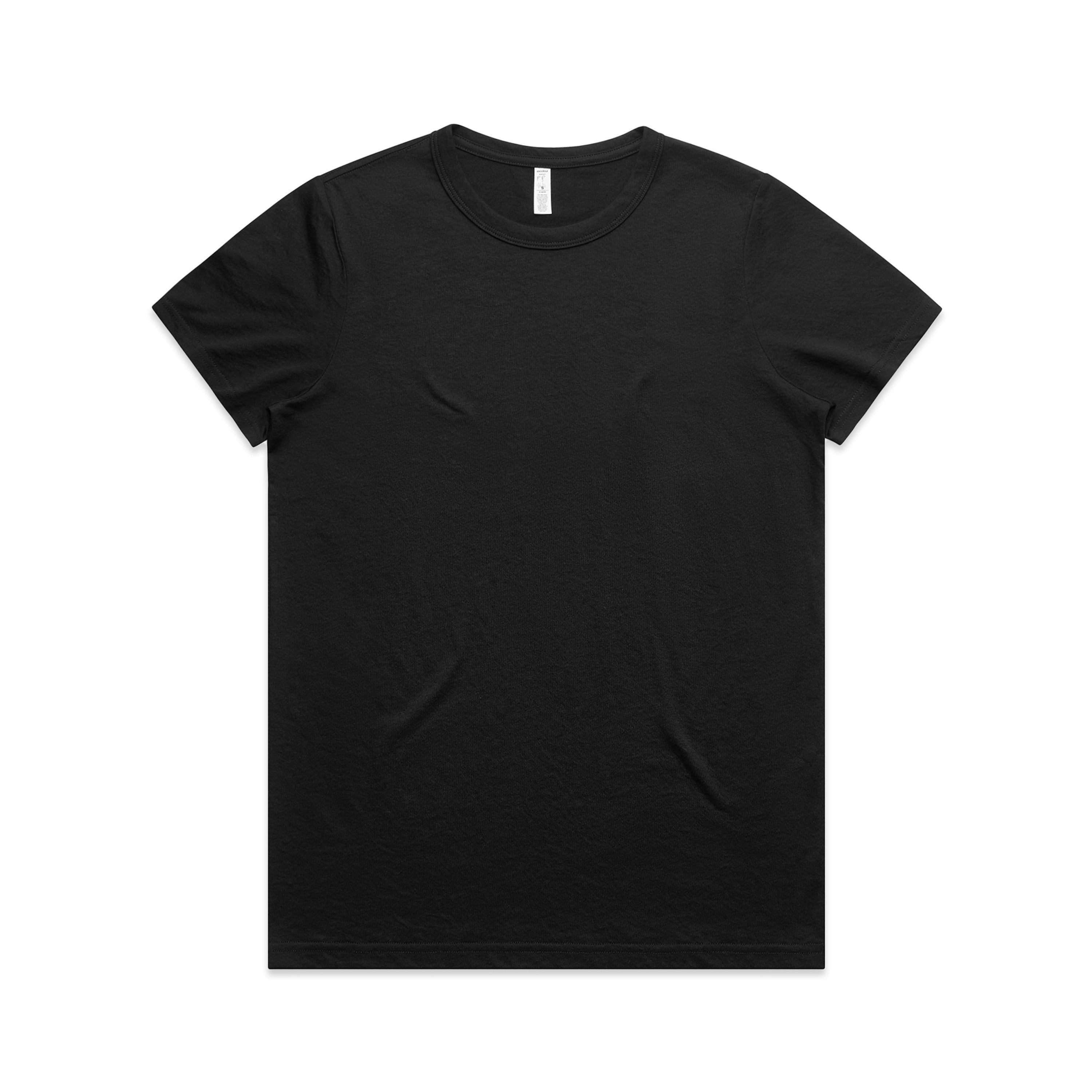 Women's Maple Active Blended Tee | Arena Custom Blank - Arena Prints - Front - Black