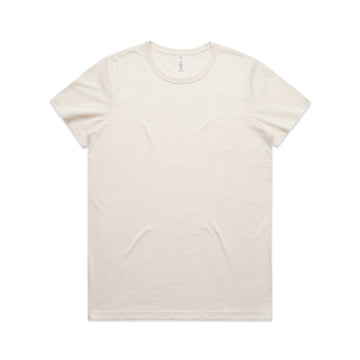 Women's Maple Active Blended Tee | Arena Custom Blank - Arena Prints - Front - Ecru - Cream 