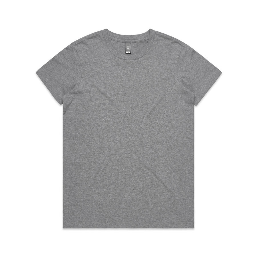 Women's Maple Tee Shirt | Arena Custom Blanks - Arena Prints - Front  - Athletic Heather - Grey