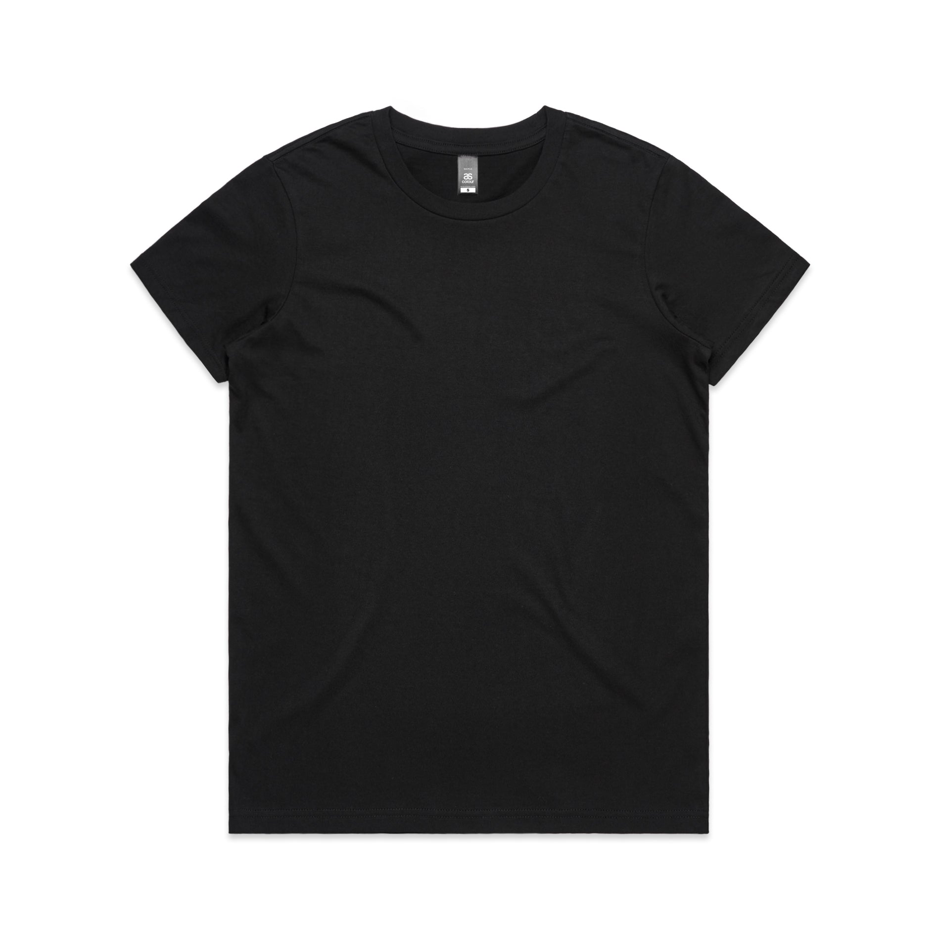 Women's Maple Tee Shirt | Arena Custom Blanks - Arena Prints - Front - Black