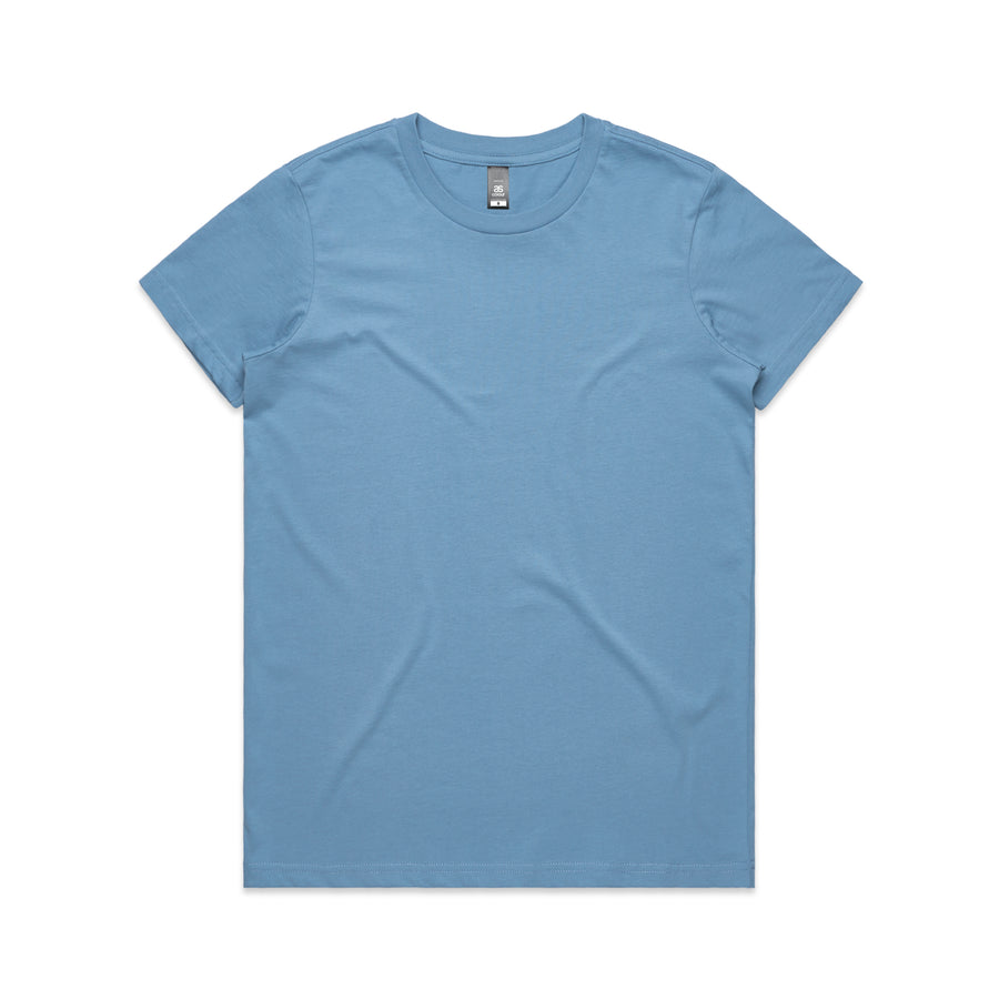 Women's Maple Tee Shirt | Arena Custom Blanks - Arena Prints - Front  - Carolina Blue - Blue