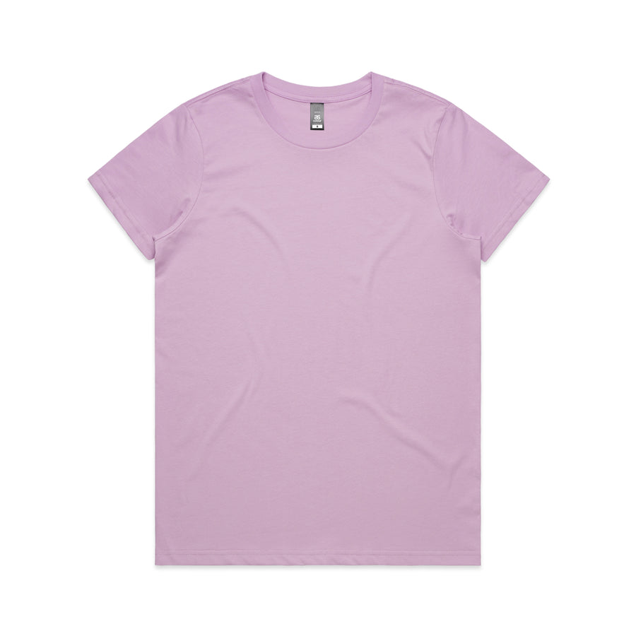 Women's Maple Tee Shirt | Arena Custom Blanks - Arena Prints - Front  - Lavender - Purple