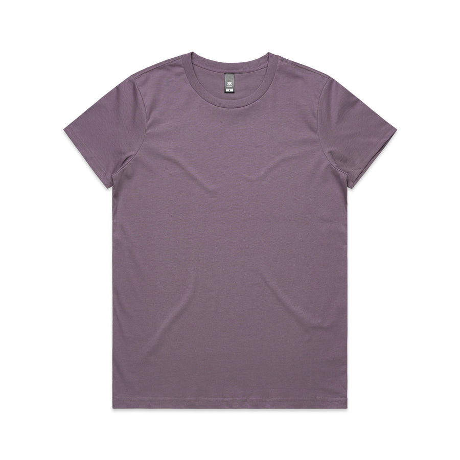 Women's Maple Tee Shirt | Arena Custom Blanks - Arena Prints - Front - Mauve - Purple