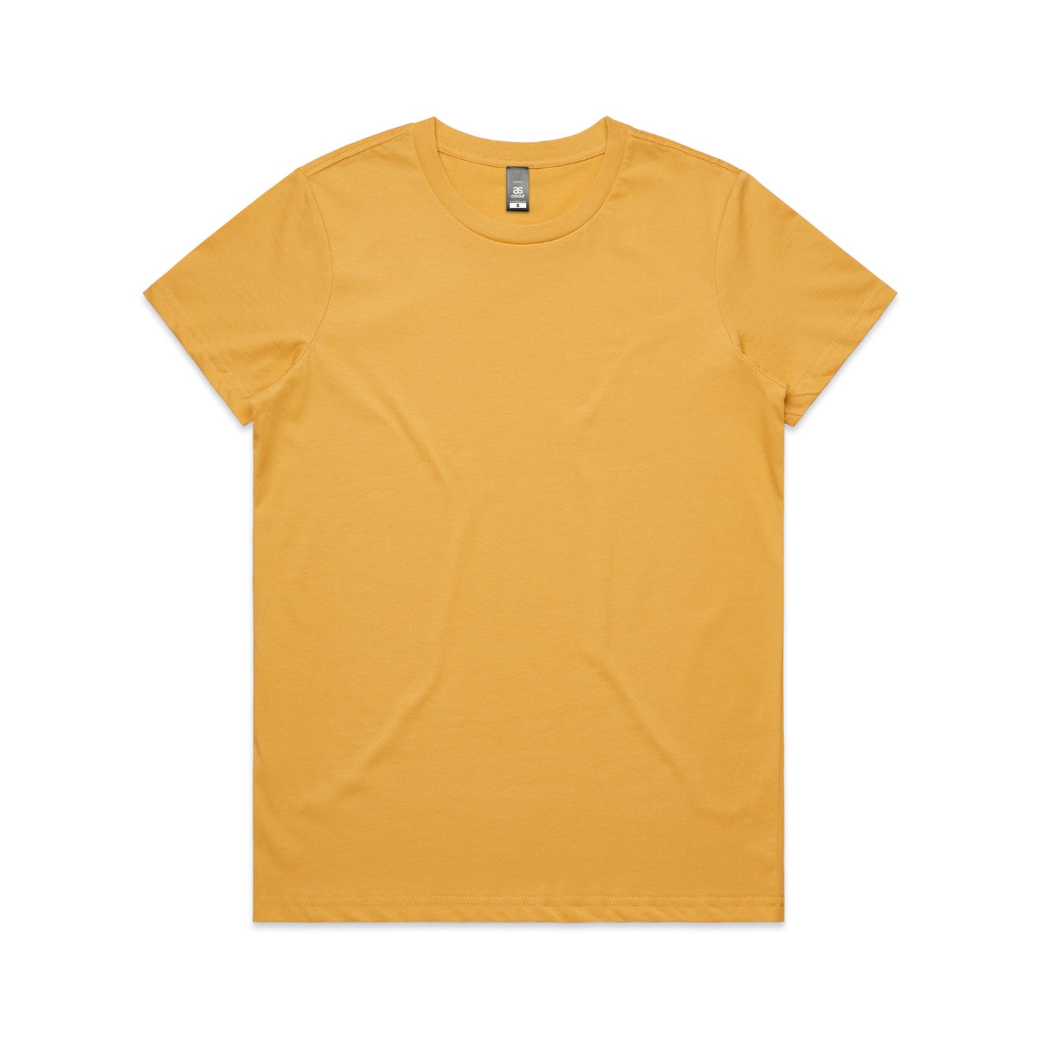 Women's Maple Tee Shirt | Arena Custom Blanks - Arena Prints - Front - Mustard - Yellow