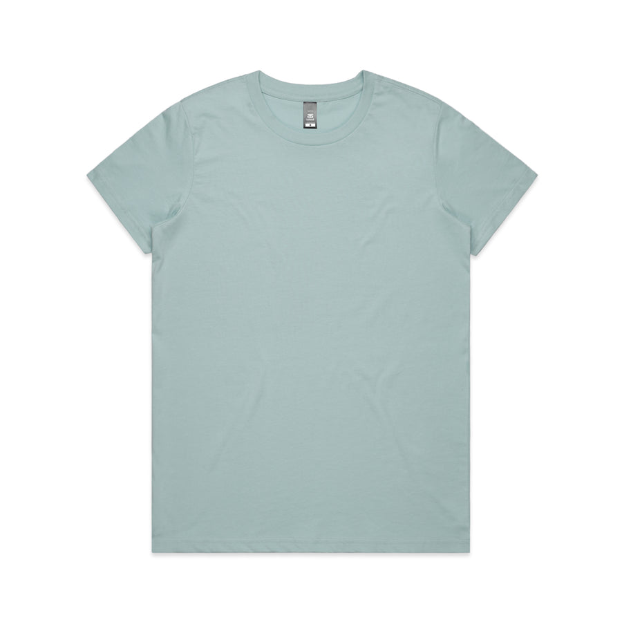 Women's Maple Tee Shirt | Arena Custom Blanks - Arena Prints - Front - Pale Blue - Blue