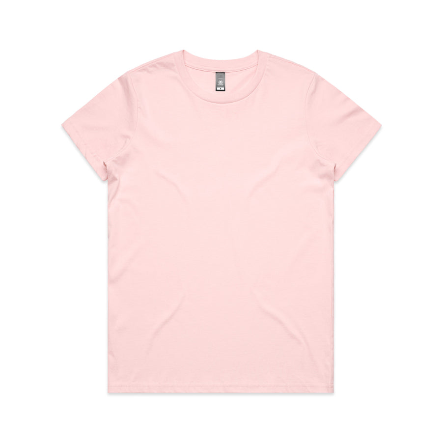 Women's Maple Tee Shirt | Arena Custom Blanks - Arena Prints - Front - Pink