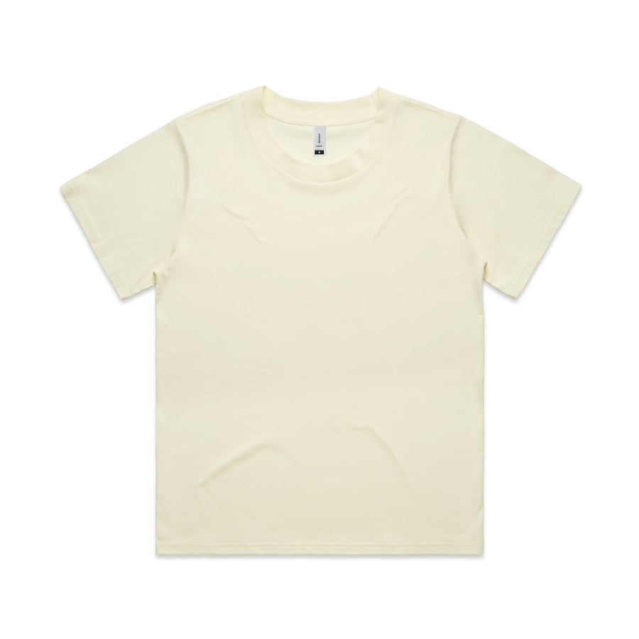 Women's Martina Tee | Arena Custom Blanks - Arena Prints - Front - Butter - Yellow