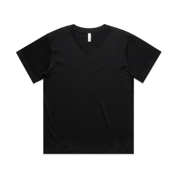 Women's Martina V Neck Tee | Arena Custom Blanks - Arena Prints - Front - Black