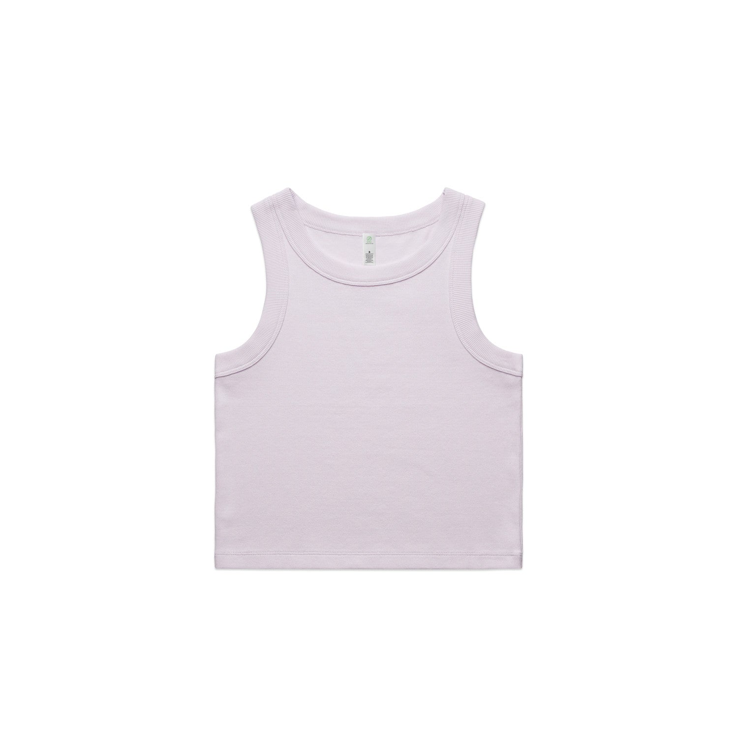 Women's Organic Rib Crop Tank | Arena Custom Blanks - Arena Prints - Front - Orchid - Purple