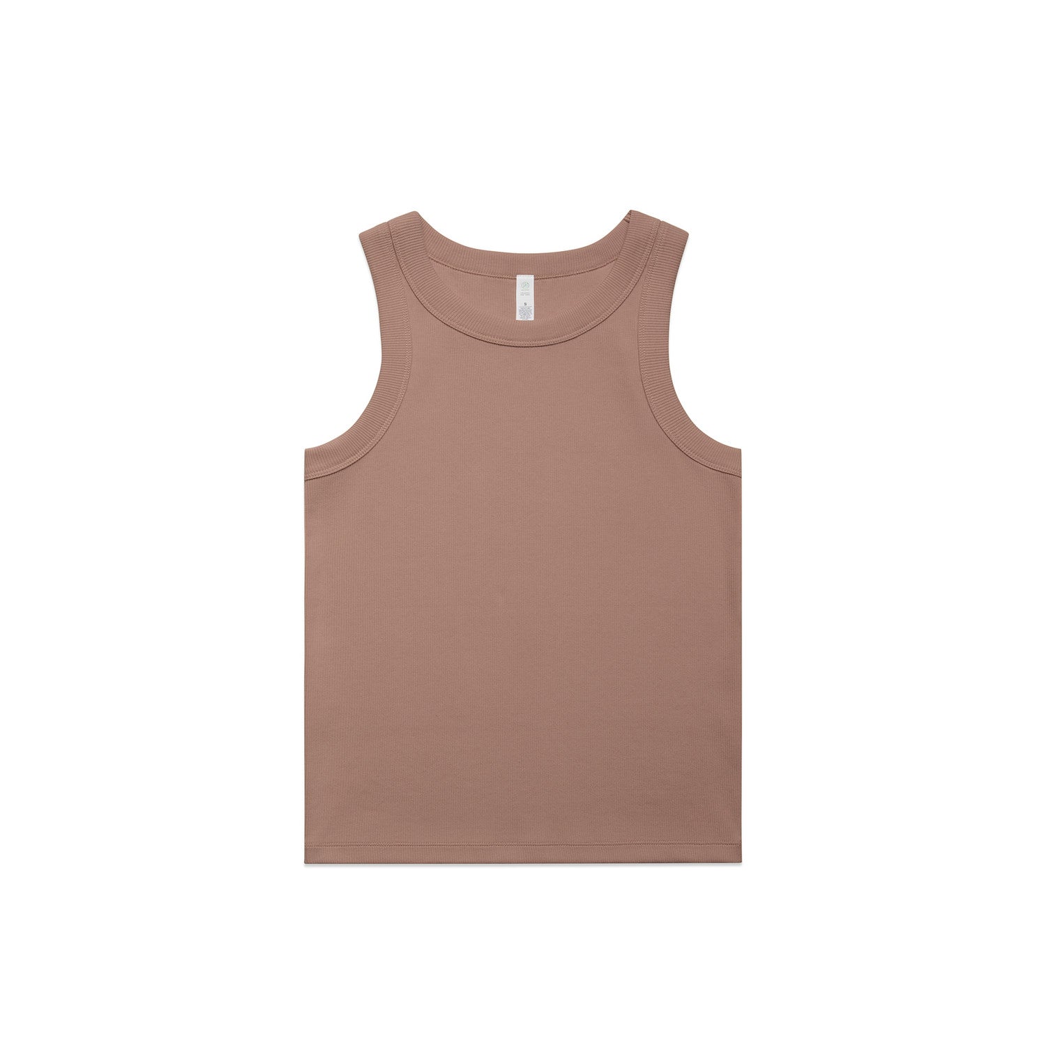 Women's Organic Rib Tank | Arena Custom Blanks - Arena Prints - Front - Hazy Pink - Pink