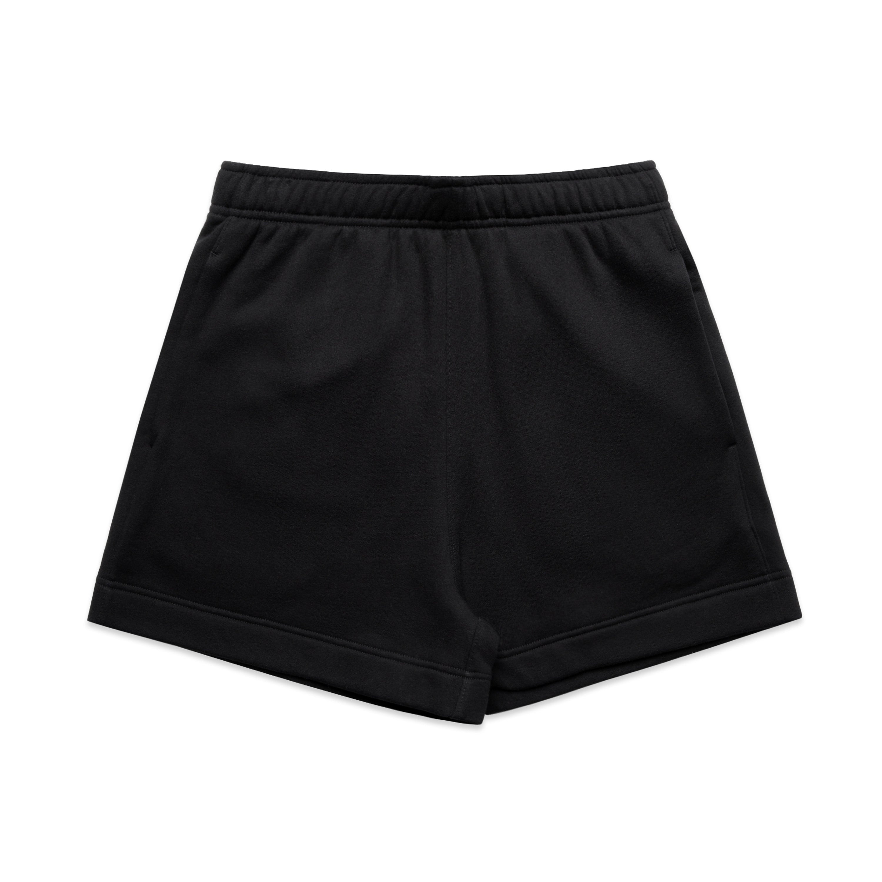 Women's Relax Track Shorts | Arena Custom Blanks - Arena Prints - Front - Black