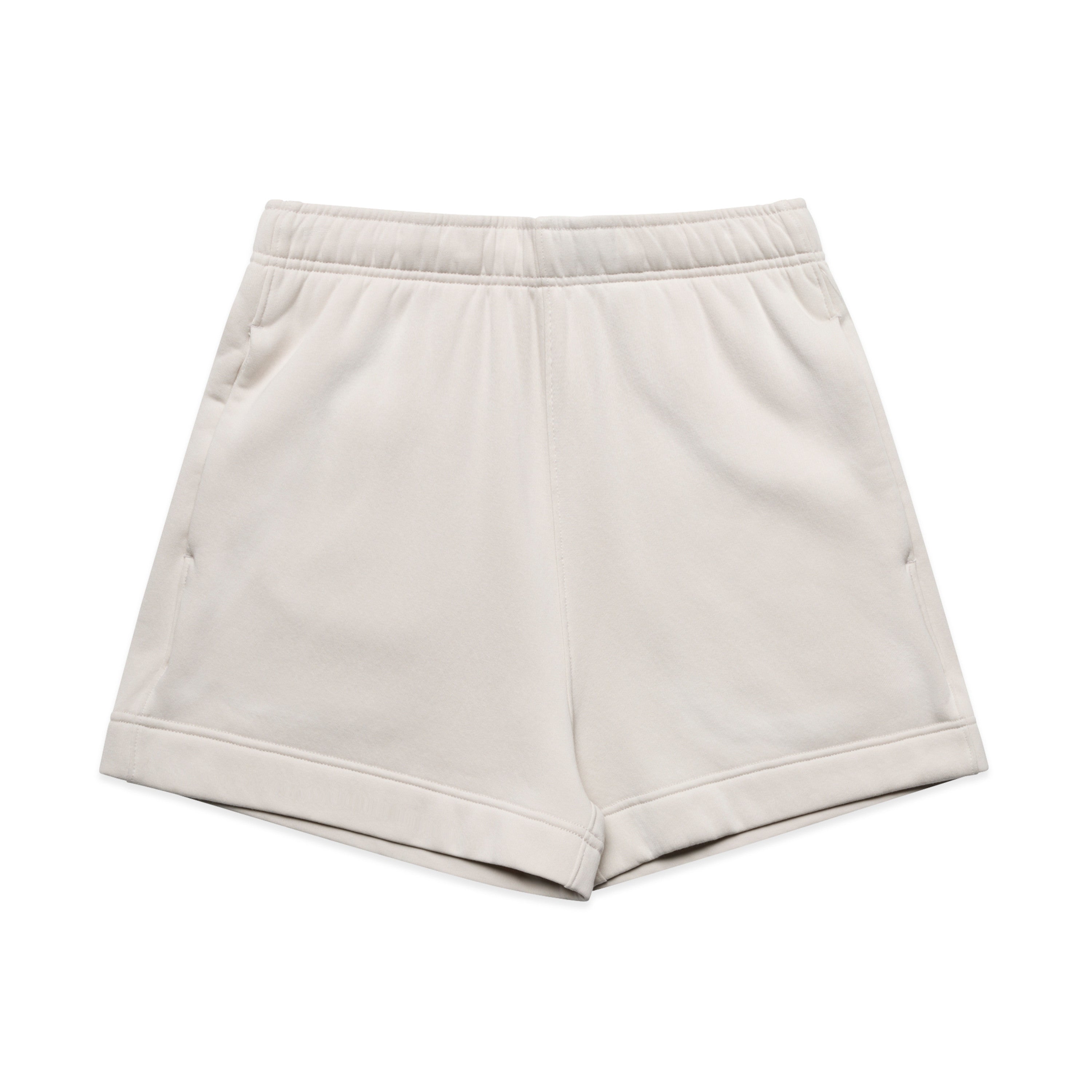 Women's Relax Track Shorts | Arena Custom Blanks - Arena Prints - Front - Bone - Cream
