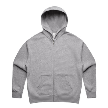 Women's Relax Zip Hoodie |  Arena Custom Blanks - Arena Prints - Front - Athletic Heather - Grey