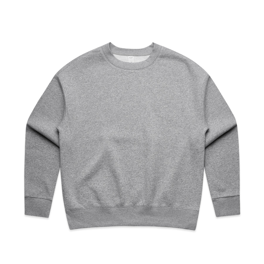 Women's Relaxed Crew | Arena Custom Blanks - Arena Prints - Front - Athletic Heather - Grey