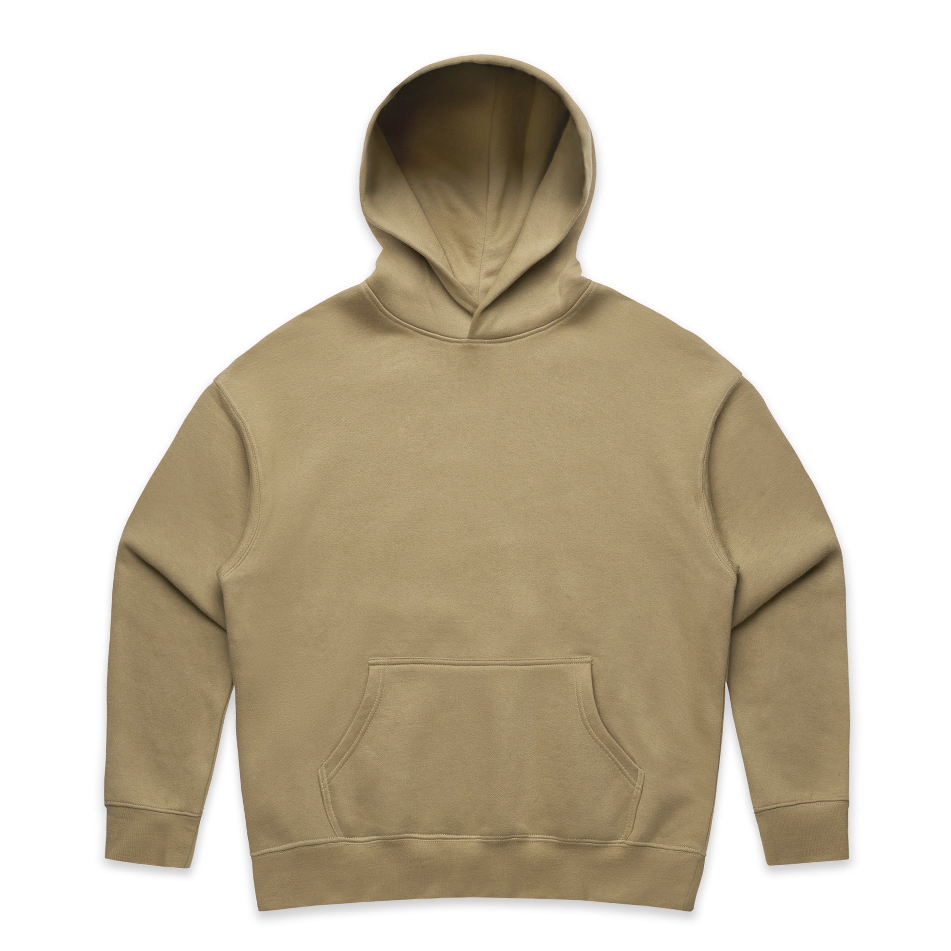 Women's Relaxed Hoodie | Arena Custom Blanks - Arena Prints - Front - Sand - Brown