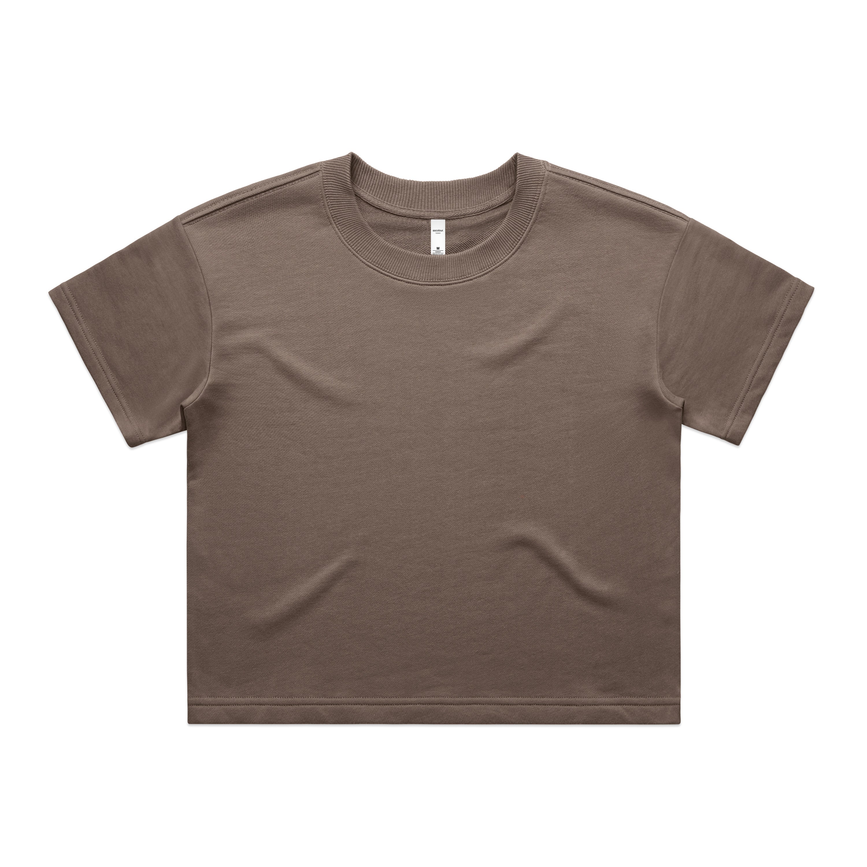 Women's Terry Tee | Arena Custom Blanks - Arena Prints - Front - Musk - Brown