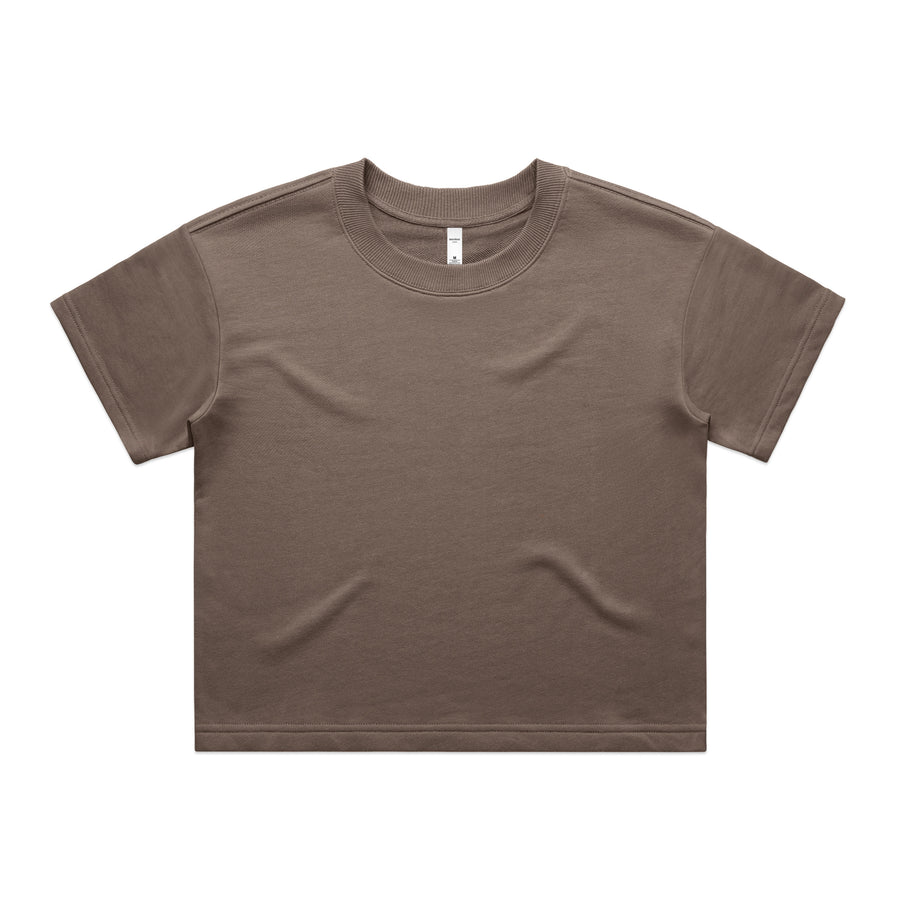 Women's Terry Tee | Arena Custom Blanks - Arena Prints - Front - Musk - Brown