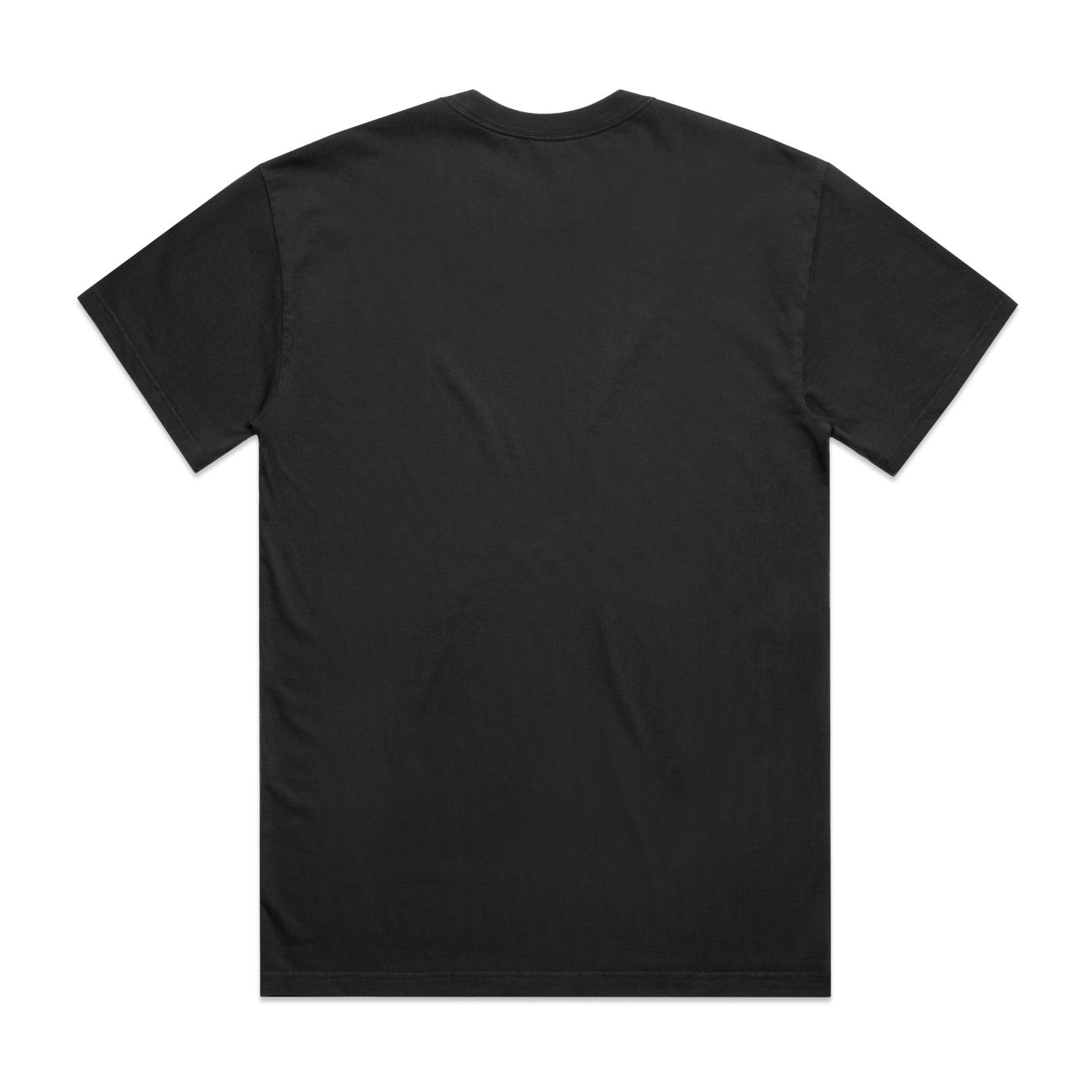 Men's Heavy Faded Tee |Arena Custom Blanks - Arena Prints - Back - Faded Coal - Black