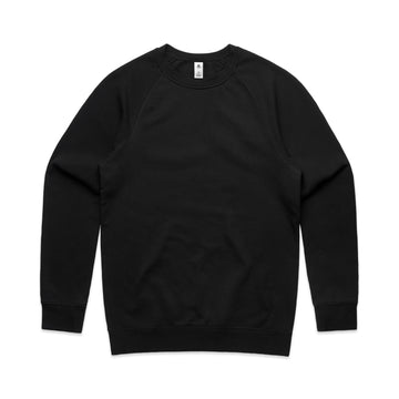 Men's Supply Crew |Arena Custom Blanks - Arena Prints - Front - Black