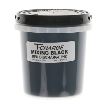 T-Charge RFU Mixing Black - Arena Prints - 1 Gallon, 1 Quart, 100% Cotton, Black Inks, Blends, CCI, Discharge Ink, Discharge Inks, Inks, Matte, Water Base Inks, Water Based Ink, Waterbase RFU Multipurpose Inks, white / black / mixing bases - 