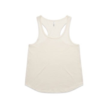 Women's Active Maple Racerback | Arena Custom Blank - Arena Prints - Front - Ecru - Cream