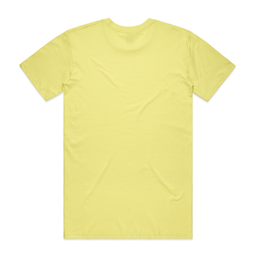 Men's Staple Tee | Arena Custom Blanks - Arena Prints - Back - Lemon - Yellow