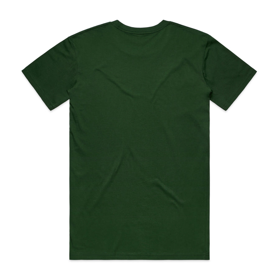 Men's Staple Tee | Arena Custom Blanks - Arena Prints - Back - Forest Green - Green