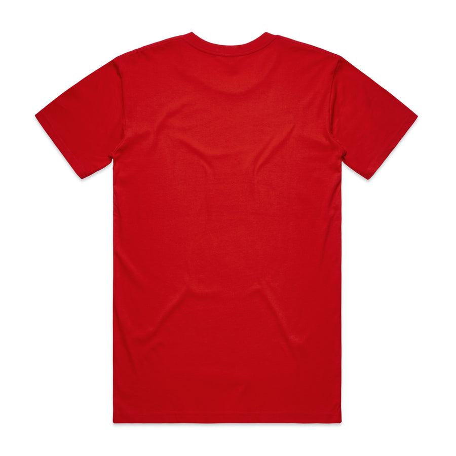 Men's Staple Tee | Arena Custom Blanks - Arena Prints - Back - Red