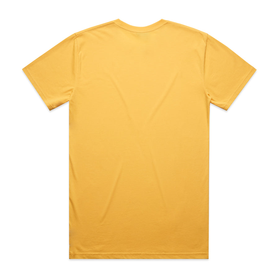 Men's Staple Tee | Arena Custom Blanks - Arena Prints - Back - Sunset -  Yellow