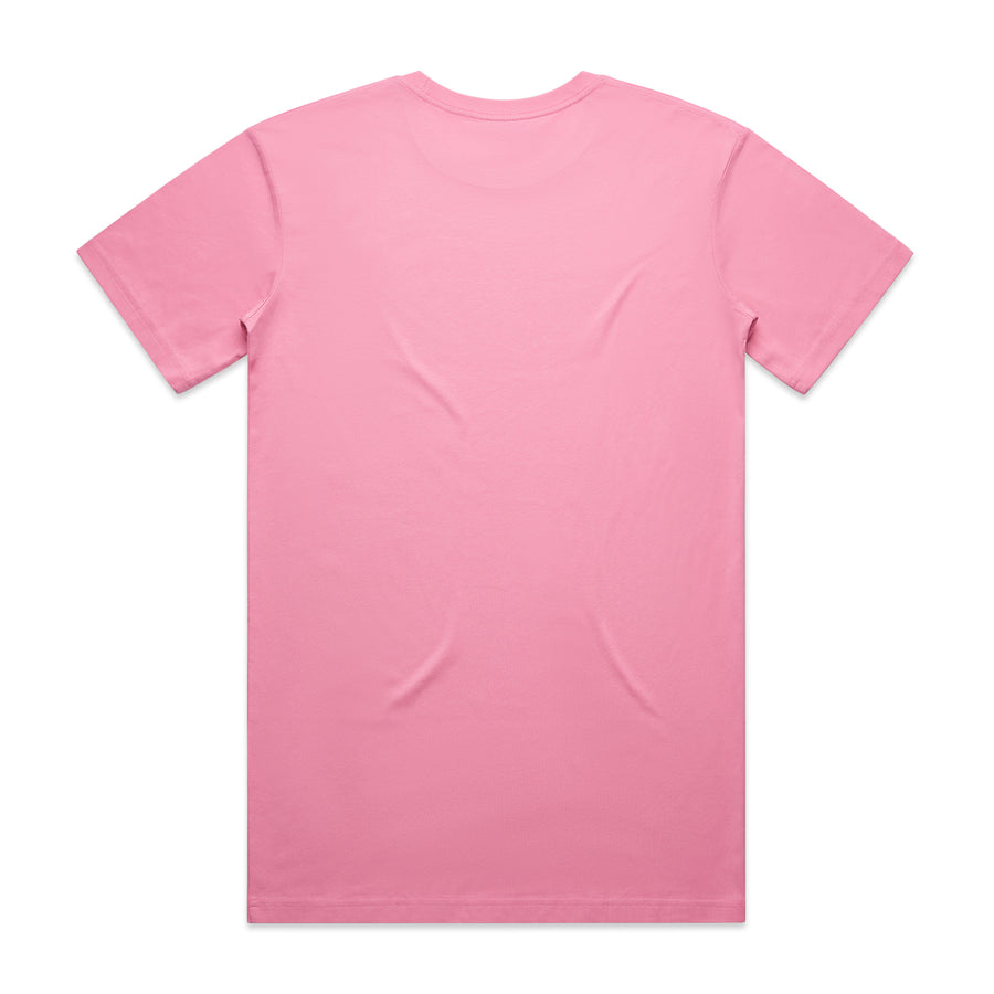 Men's Staple Tee | Arena Custom Blanks - Arena Prints - Back - Bubblegum - Pink