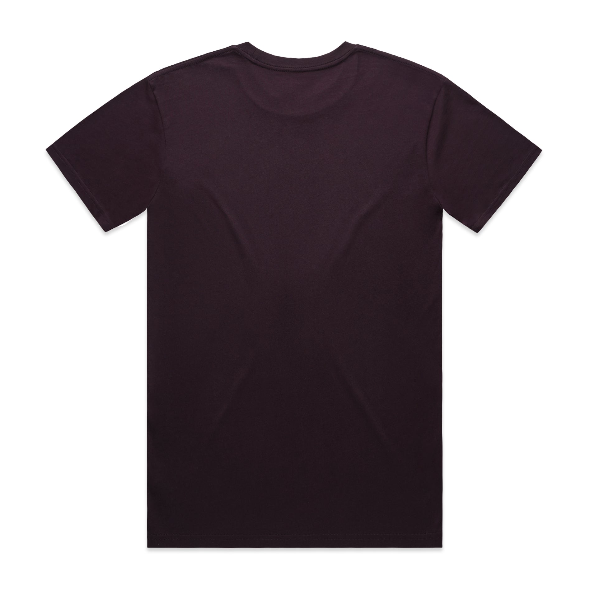 Men's Staple Tee | Arena Custom Blanks - Arena Prints - Back - Plum - Purple
