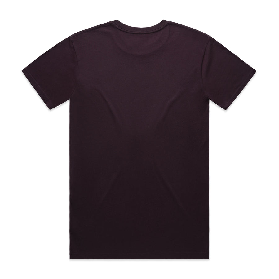 Men's Staple Tee | Arena Custom Blanks - Arena Prints - Back - Plum - Purple
