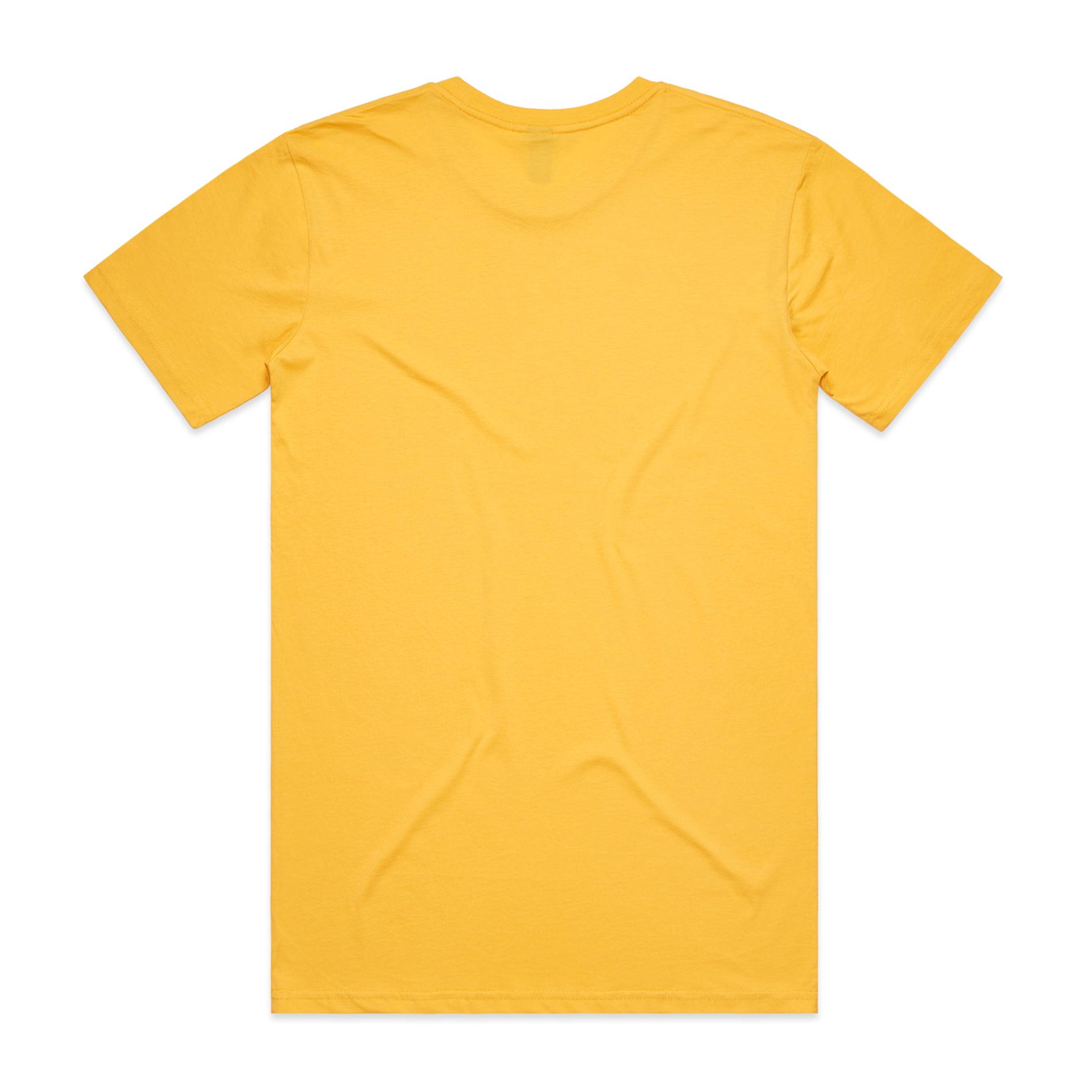 Men's Staple Tee | Arena Custom Blanks - Arena Prints - Back - Yellow