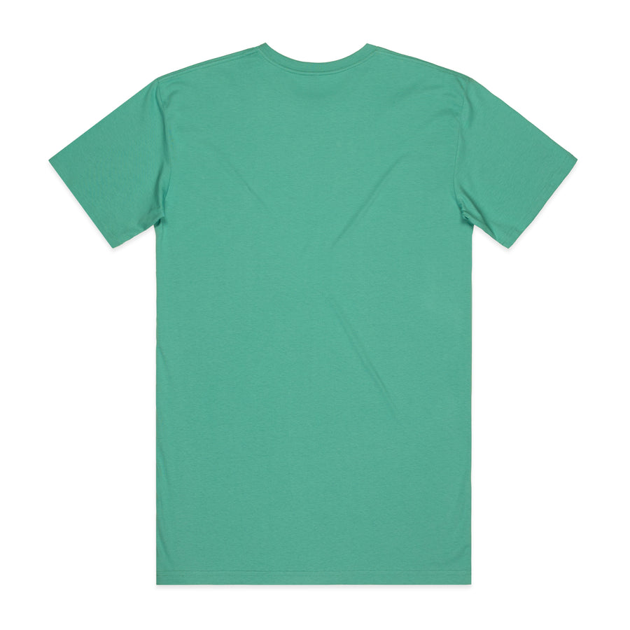 Men's Staple Tee | Arena Custom Blanks - Arena Prints - Back - Topaz - Green