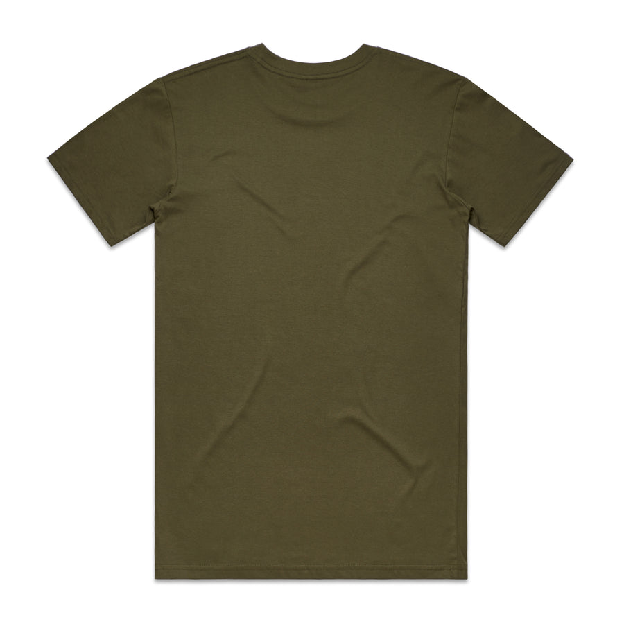 Men's Staple Tee | Arena Custom Blanks - Arena Prints - Back - Army - Green