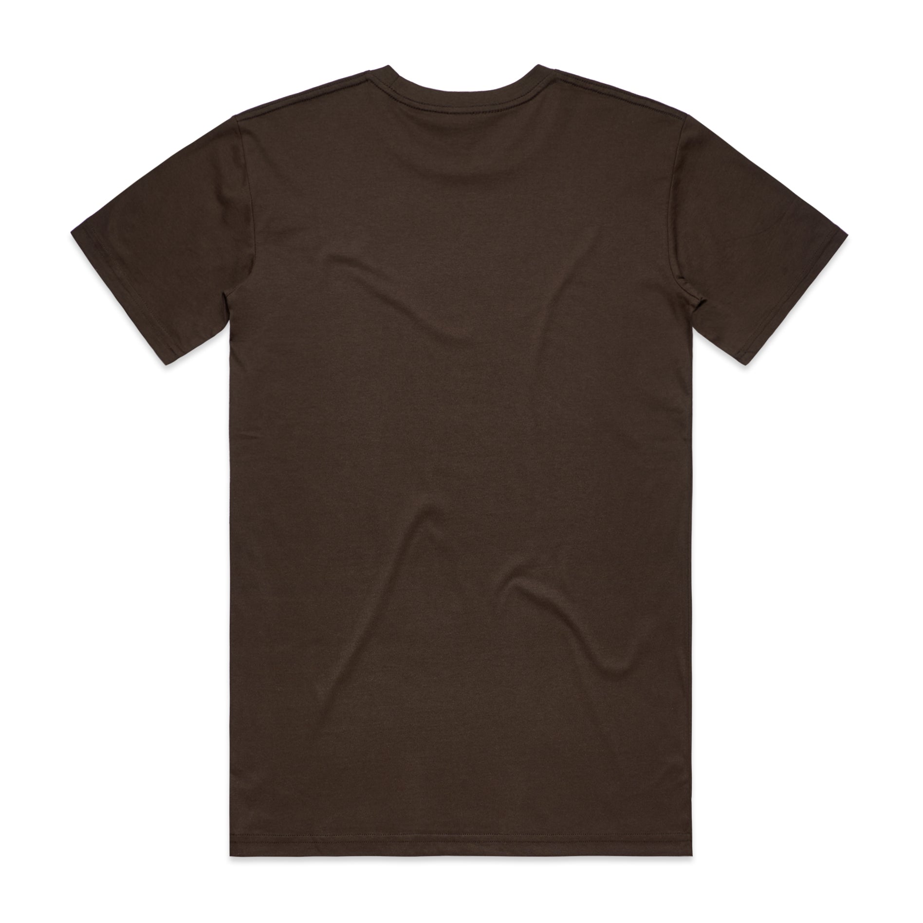 Men's Staple Tee | Arena Custom Blanks - Arena Prints - Back - Dark Chocolate - Brown 