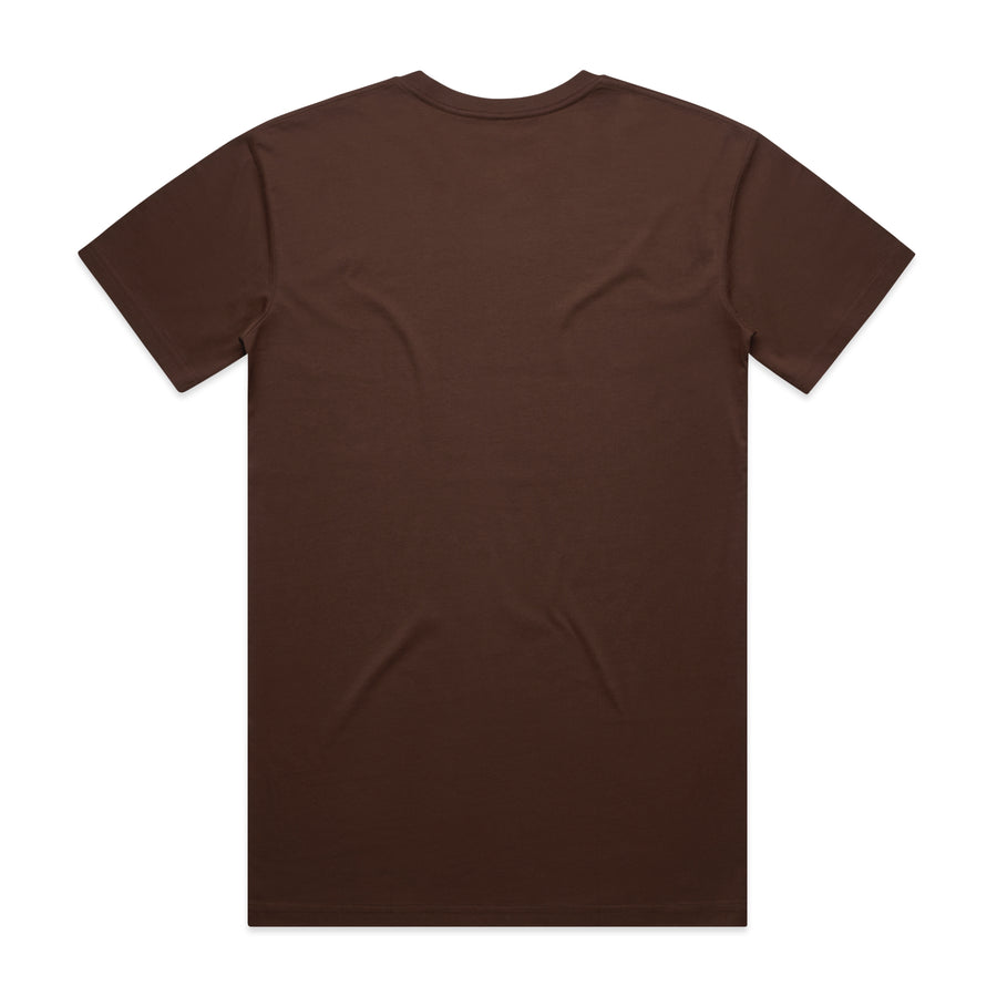 Men's Staple Tee | Arena Custom Blanks - Arena Prints - Back - Chestnut - Brown 