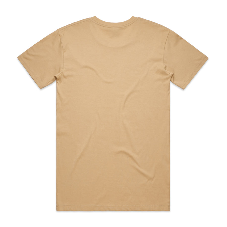 Men's Staple Tee | Arena Custom Blanks - Arena Prints - Back - Tan 