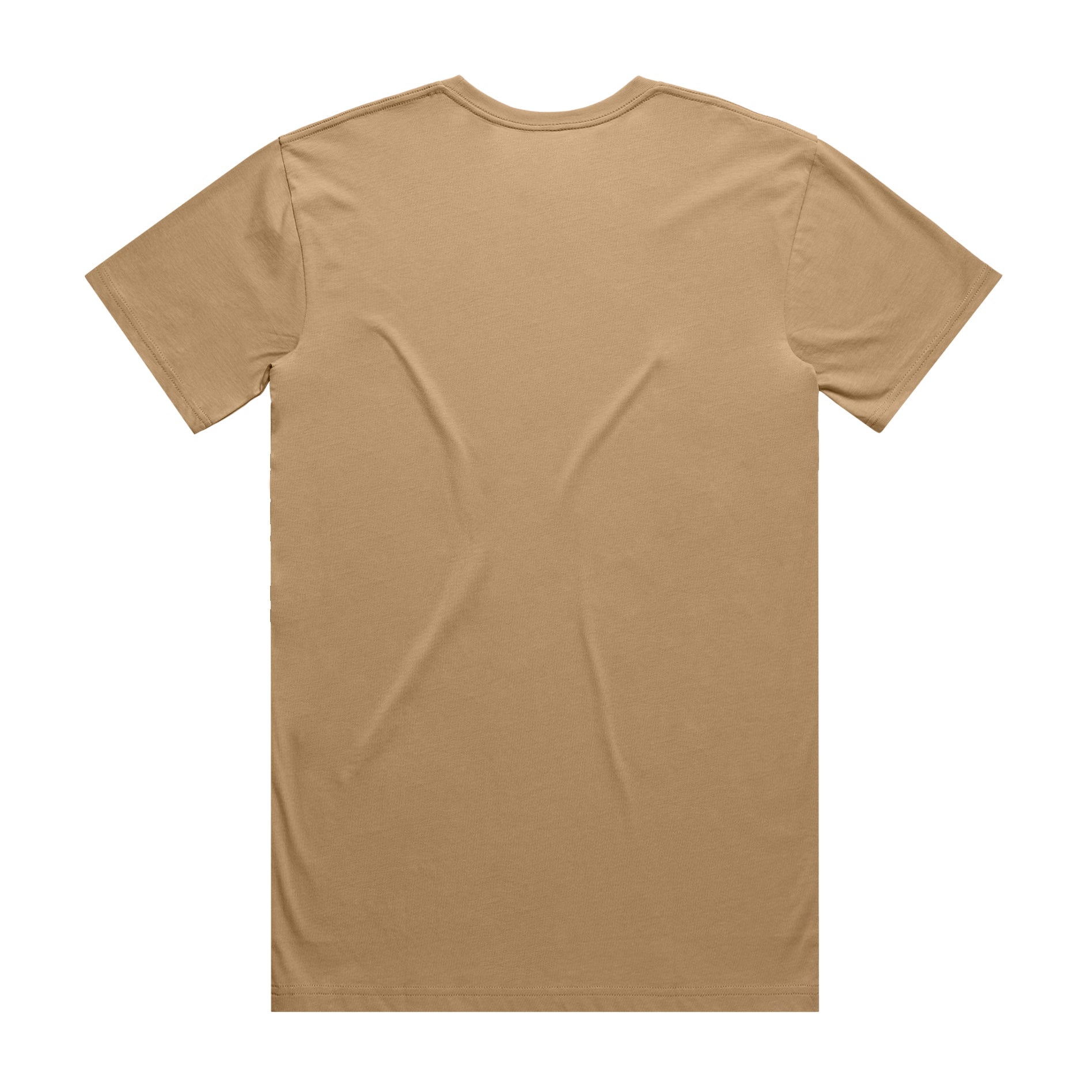Men's Staple Tee | Arena Custom Blanks - Arena Prints - Back - Khaki - Tan 