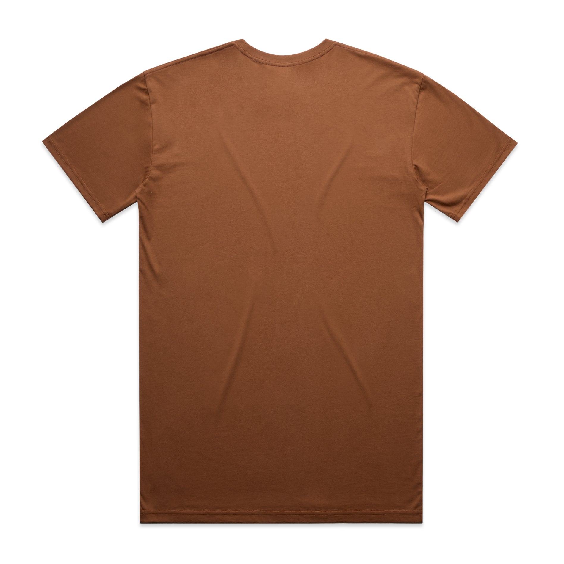 Men's Staple Tee | Arena Custom Blanks - Arena Prints - Back - Cocoa - Brown