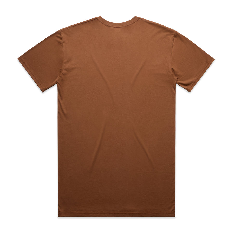 Men's Staple Tee | Arena Custom Blanks - Arena Prints - Back - Cocoa - Brown