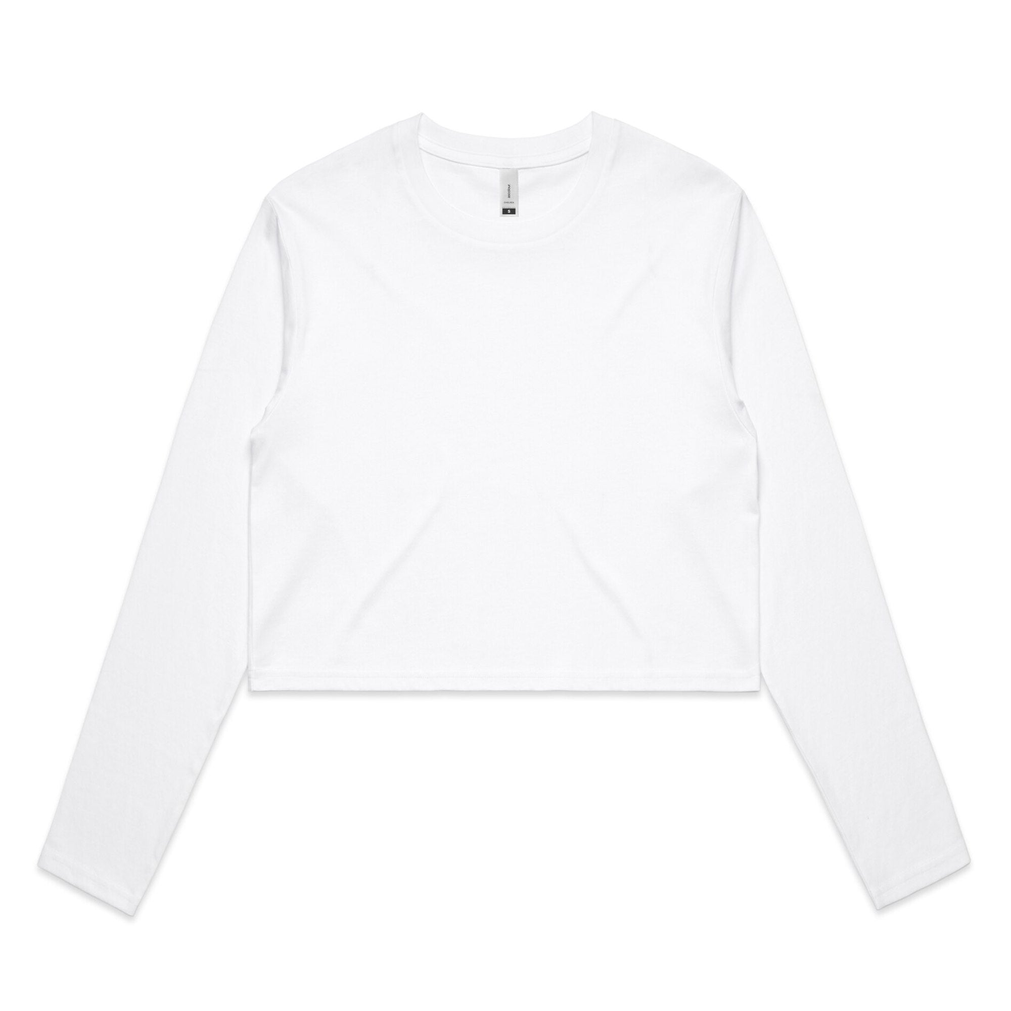 Women's Crop Long Sleeve Tee Shirt |Arena Custom Blanks - Arena Prints - 