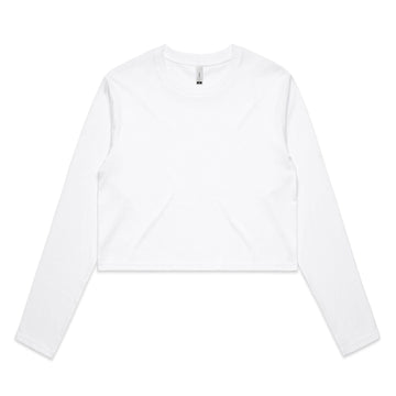 Women's Crop Long Sleeve Tee Shirt |Arena Custom Blanks - Arena Prints - 