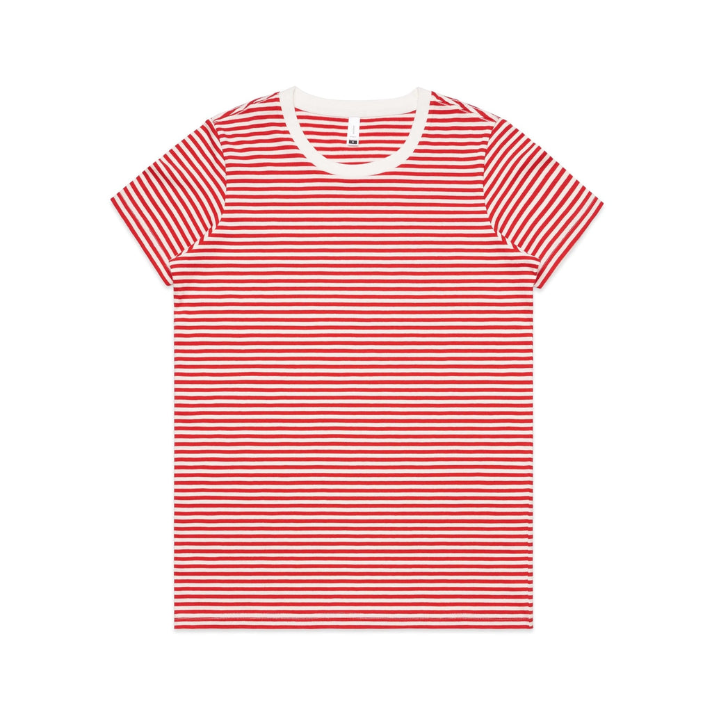 Woman's Bowery Strip Tee Shirt | Custom Blanks - Band Merch and On-Demand Designer Shirts