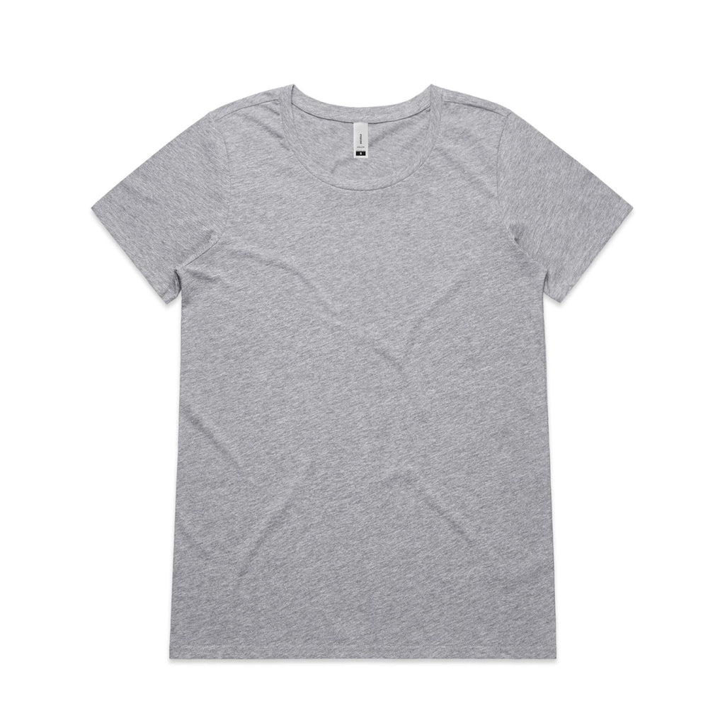 Women's Shallow Scoop Tee Shirt | Custom Blanks - Band Merch and On-Demand Designer Shirts
