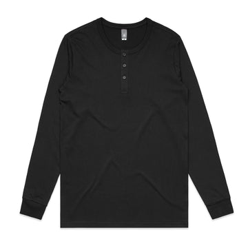 Men's Button Long Sleeve Tee | Custom Blanks - Arena Prints - Arena Apparel