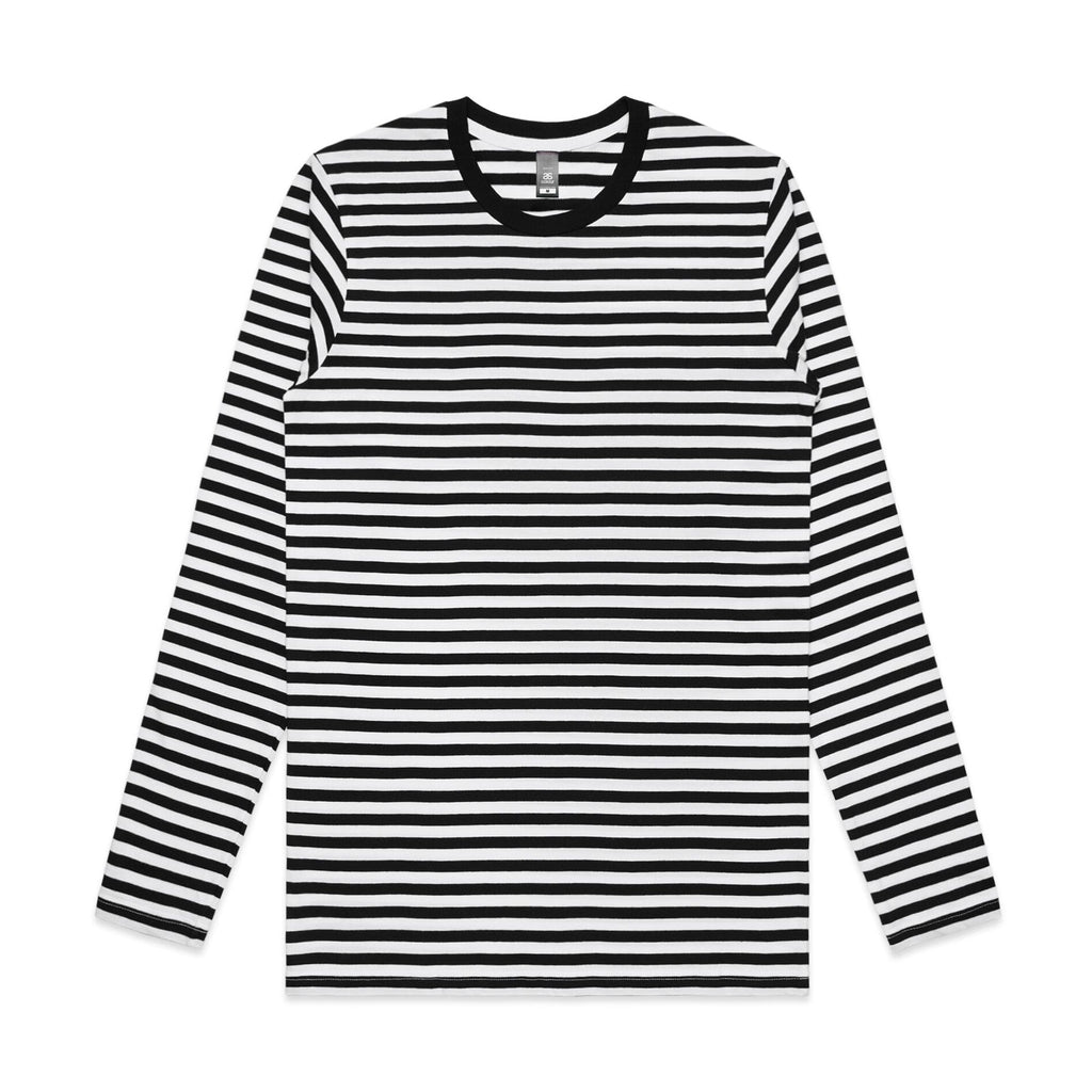 Men's Strip Long Sleeve Tee Shirt | Custom Blanks - Band Merch and On-Demand Designer Shirts